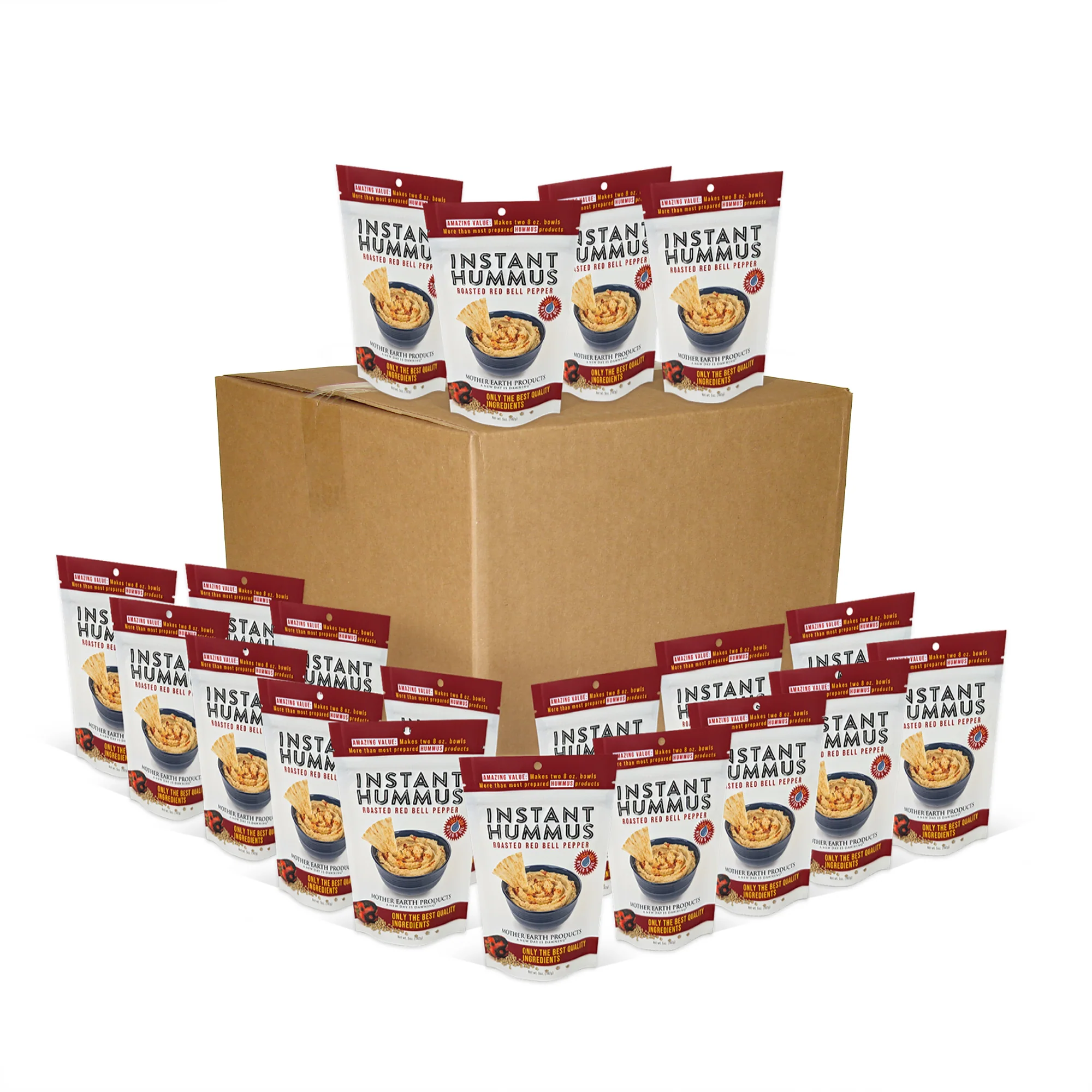 5 oz Instant Roasted Red Pepper Hummus Mix - Image 5