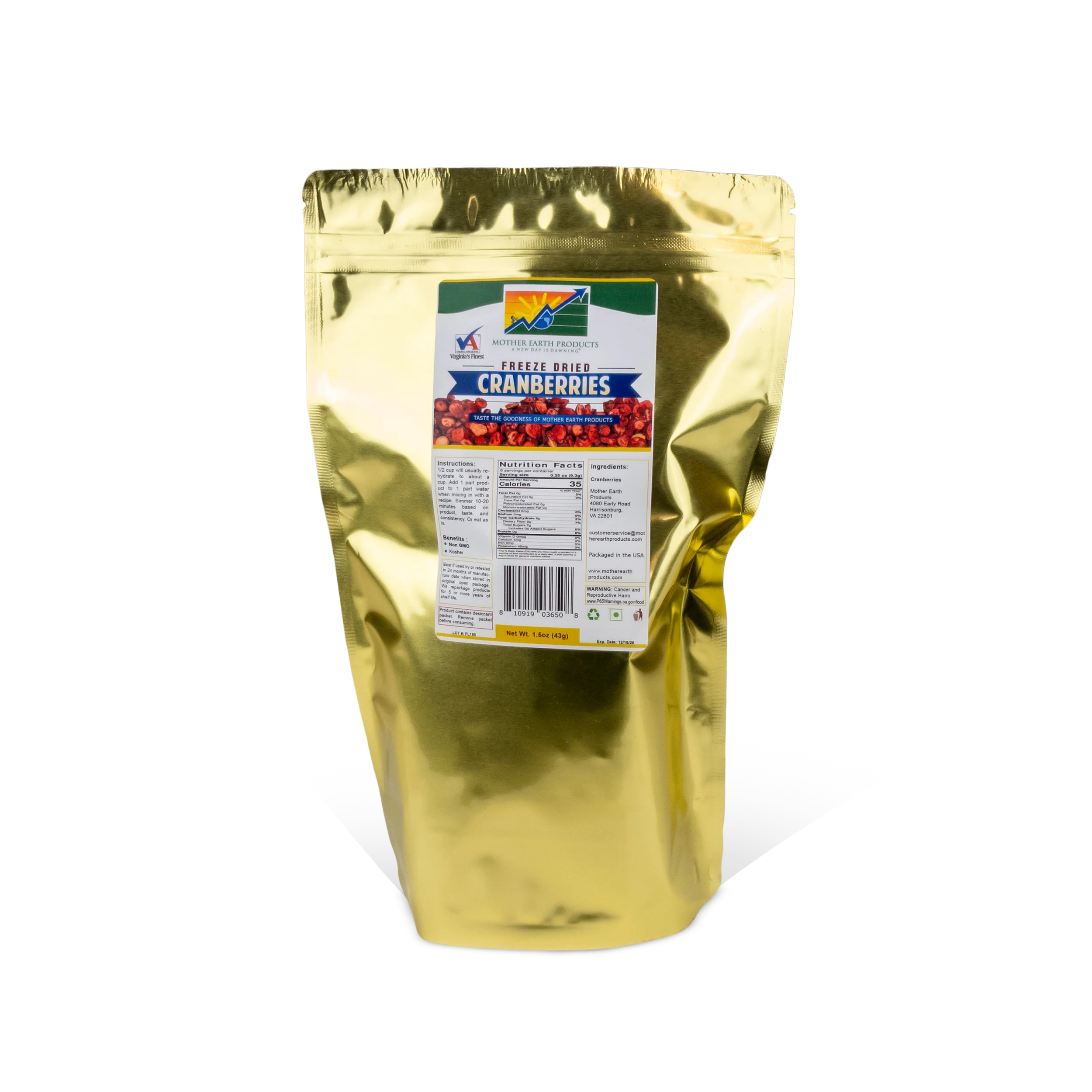 Freeze Dried Cranberries - Image 4