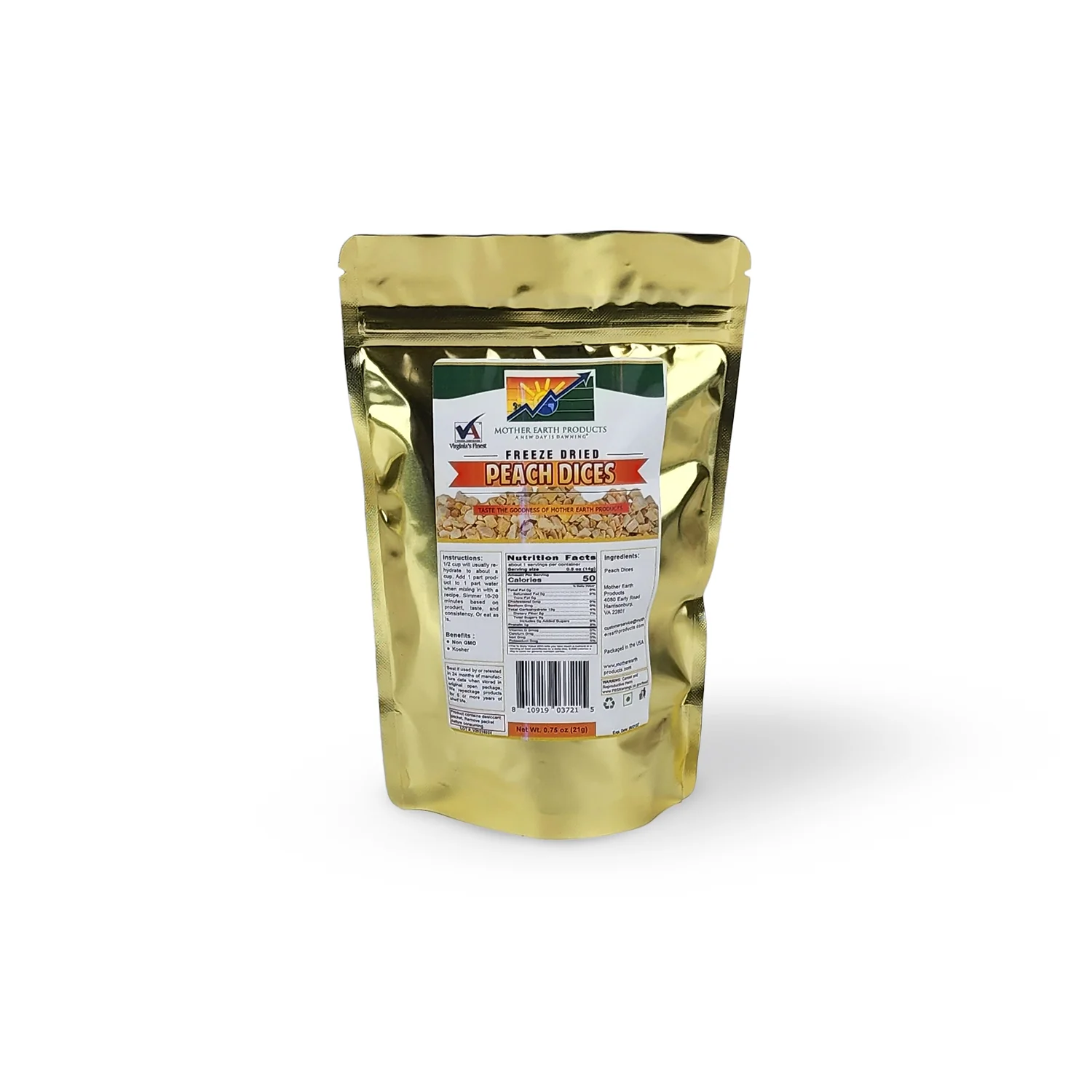 Freeze Dried Peach Dices - Image 2