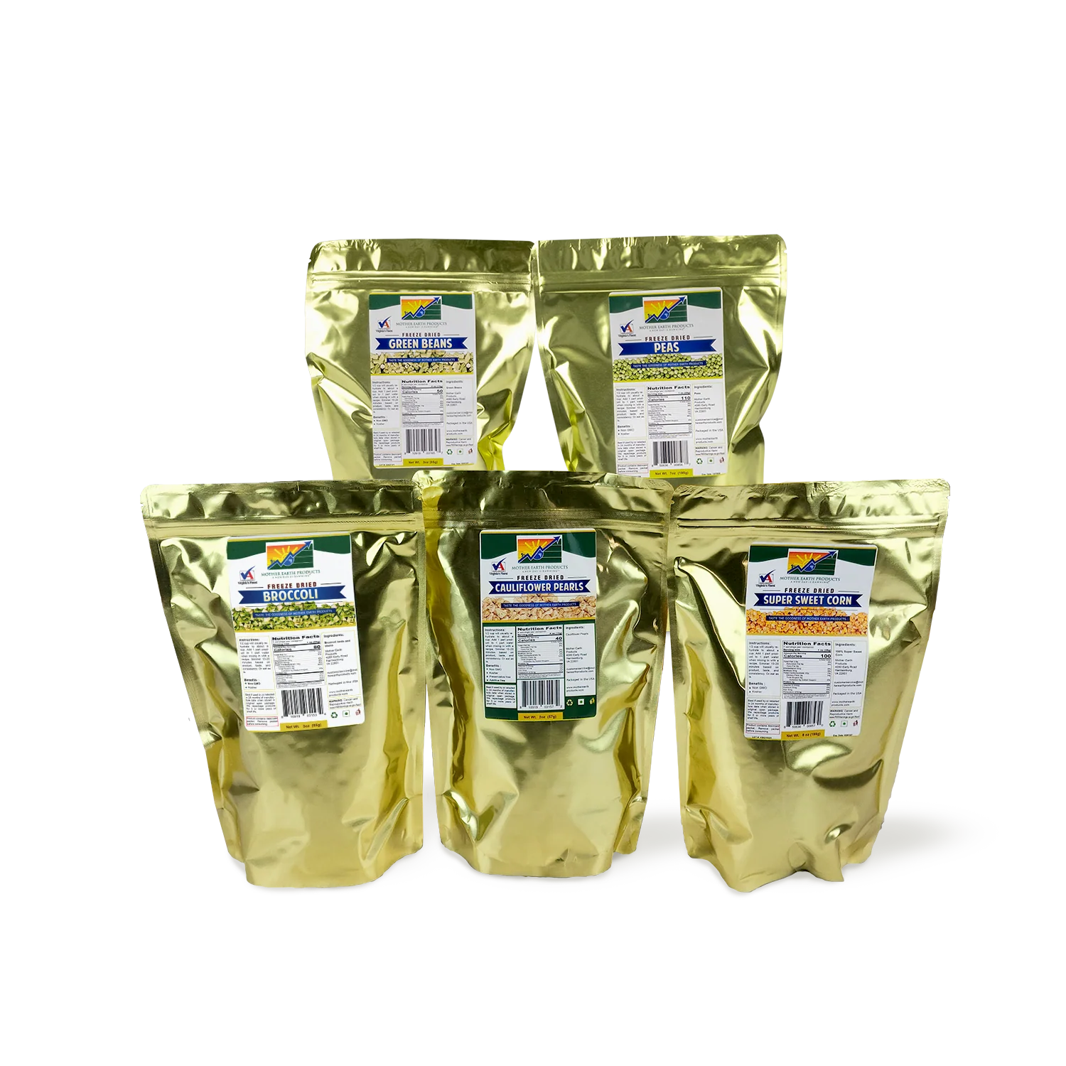 Freeze Dried Vegetable Kit