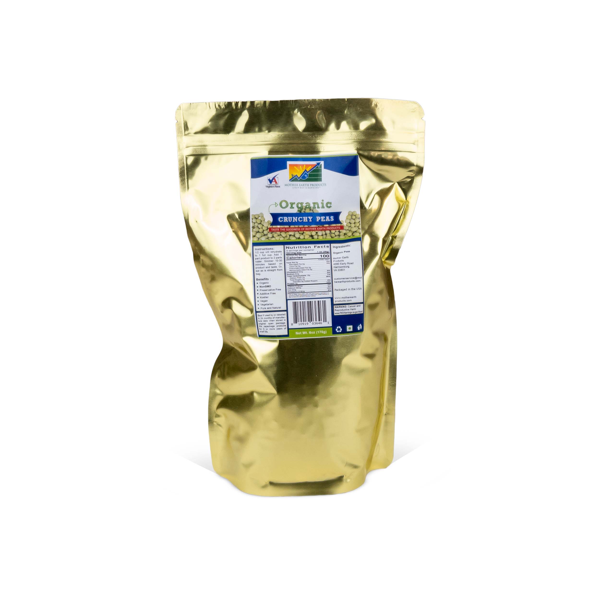 Organic Crunchy Peas - Image 4