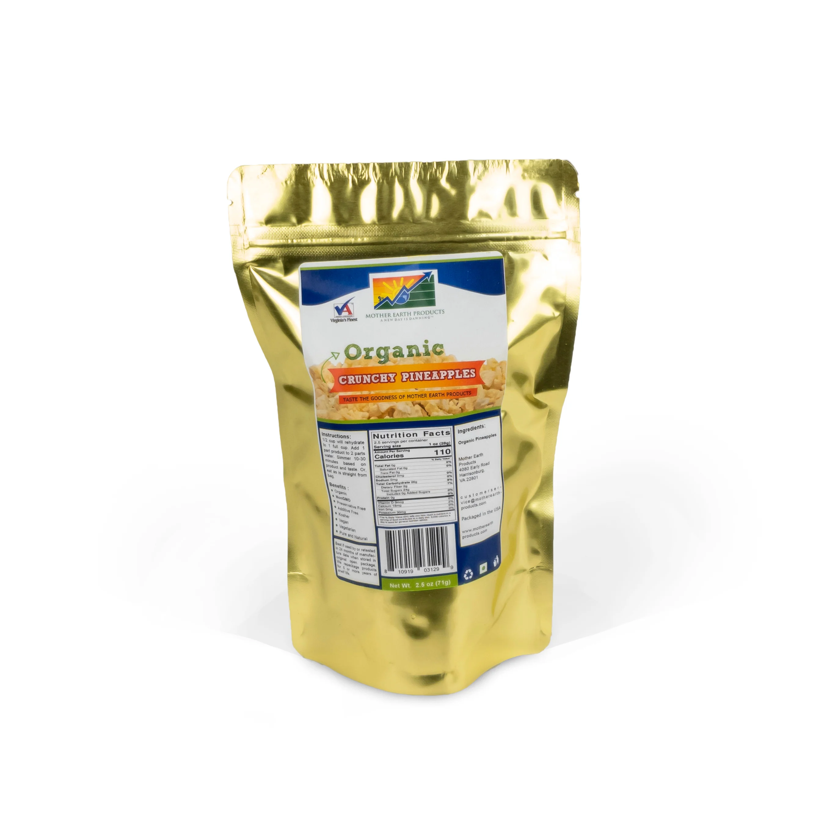 Organic Crunchy Pineapples - Image 2