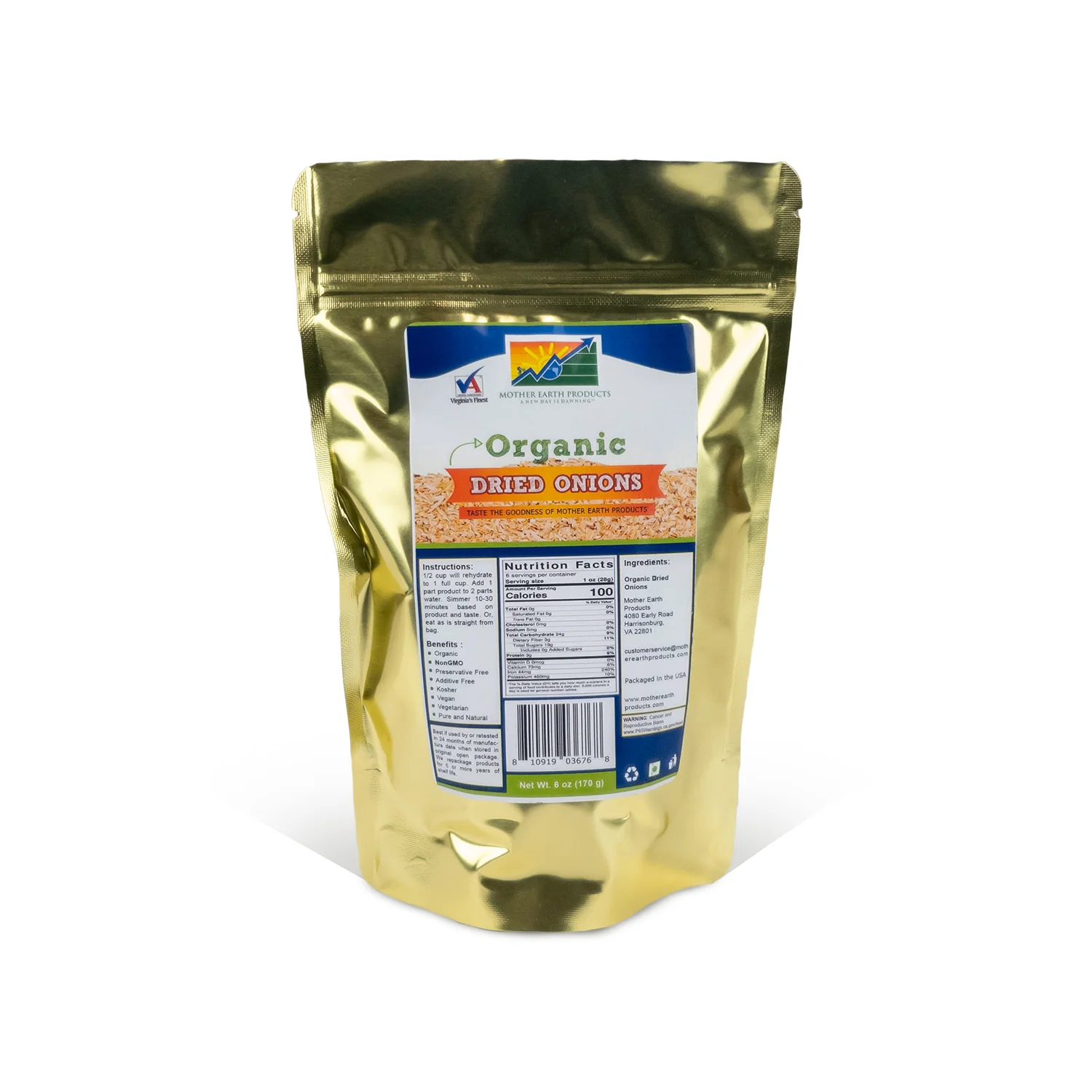 Organic Dried Onions - Image 2