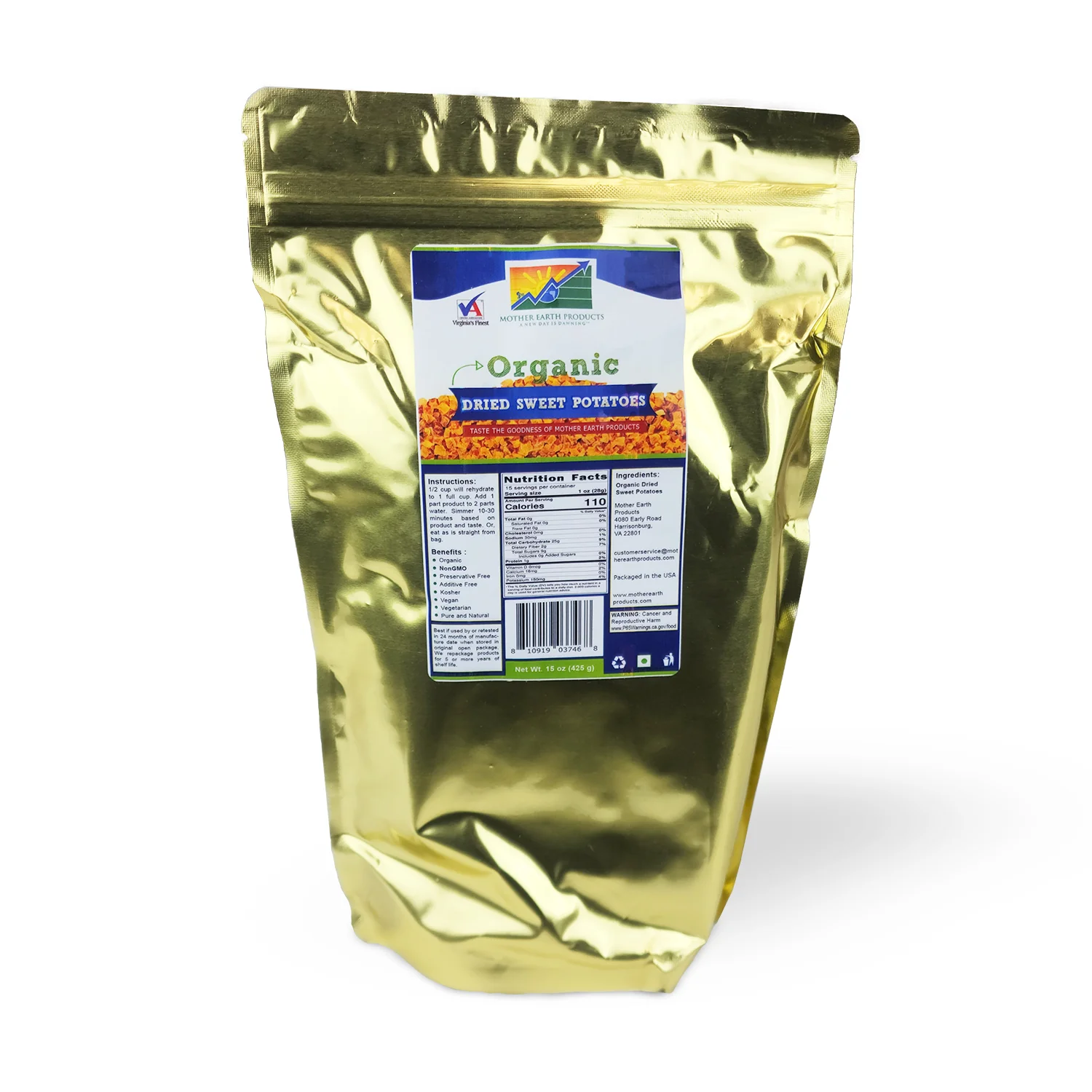 Organic Dried Sweet Potatoes - Image 4